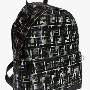 Fendi backpack nylon multicolor FF camouflage